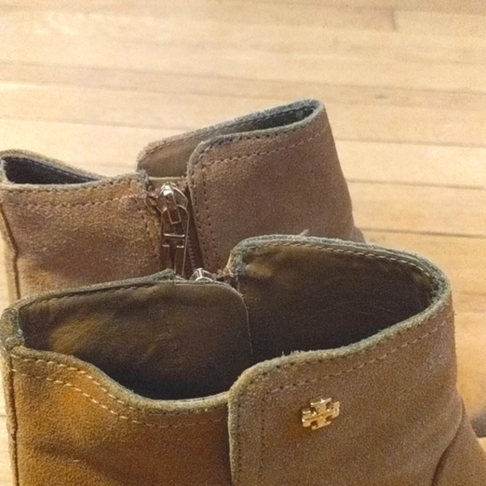 Tory Burch Sabe Suede Booties - Picture 7 of 7